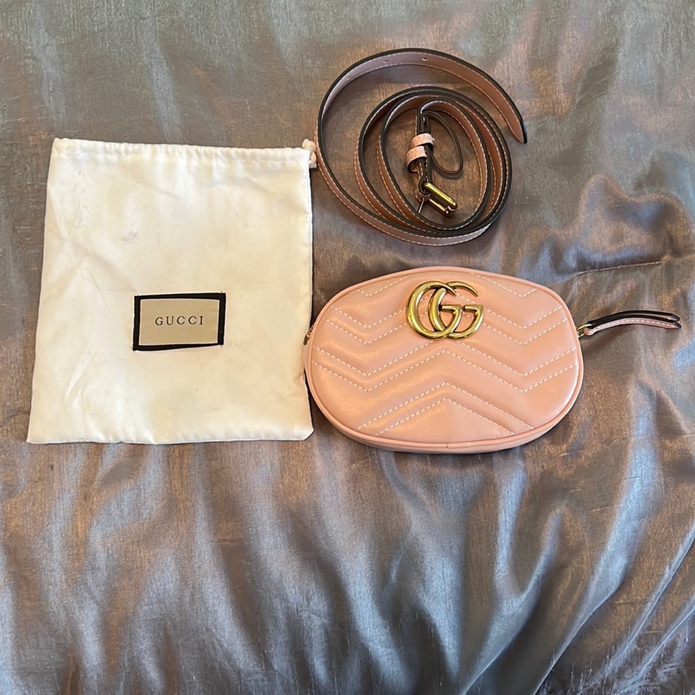 Small designer inspired belt bag